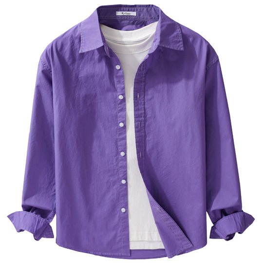 Herren Lässiges Layering-Hemd mit integriertem T-Shirt-Einsatz Shop Nory