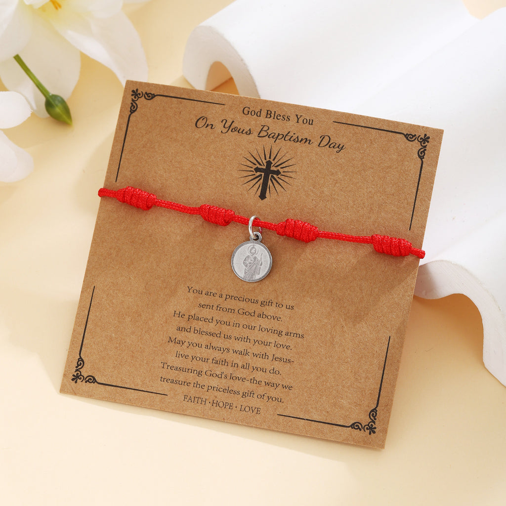 Damen Freundschaftsarmband mit verstellbarem Verschluss und strukturierter Schnur Shop Nory