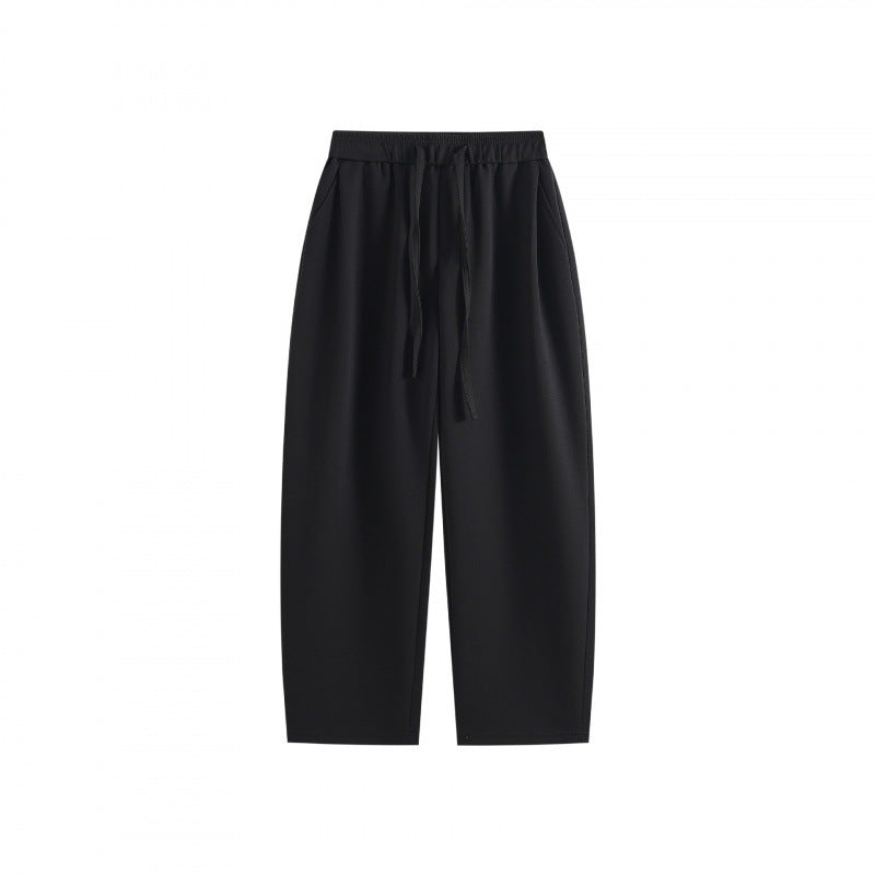 [Damen] Weite Highwaist-Loungehose mit Kordelzug, elastischem Bund und Seitentaschen Shop Nory