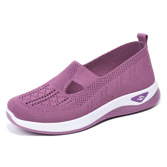 Damen nan leichte gestrickte Slipper mit orthopädischer Komfortsohle Shop Nory