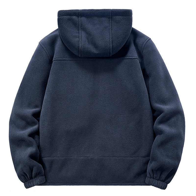 Herren Thermo-Fleece-Hoodie mit isolierendem Sherpa-Besatz und verdeckten Reißverschlusstaschen Shop Nory