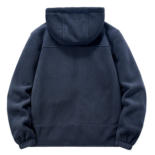 Herren Thermo-Fleece-Hoodie mit isolierendem Sherpa-Besatz und verdeckten Reißverschlusstaschen Shop Nory