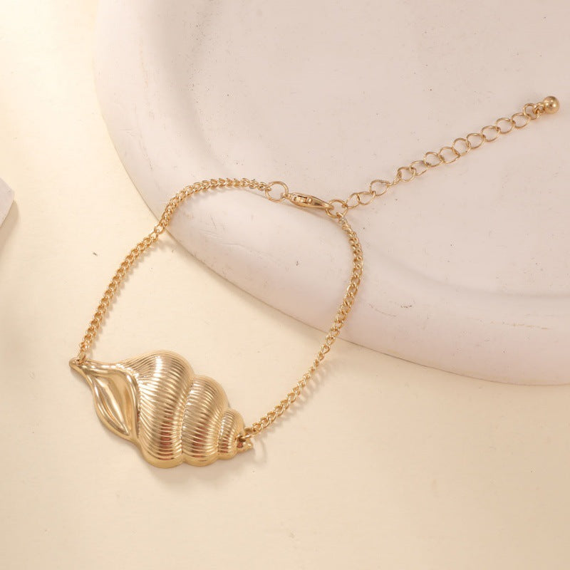 Damen Schmuckset mit kunstvollem Muschel-Design Shop Nory
