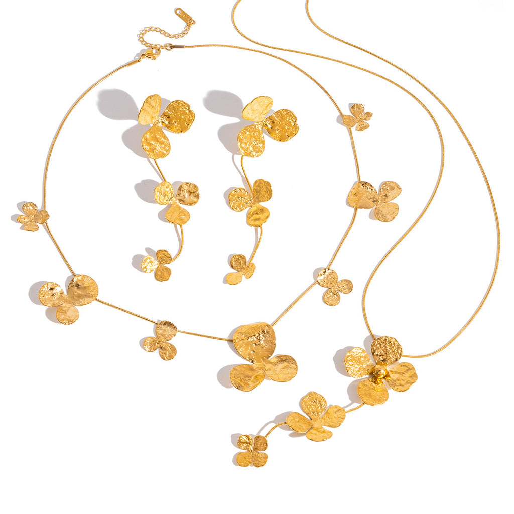 Damen Armkette mit floralen Designs aus hypoallergenem Edelstahl Shop Nory