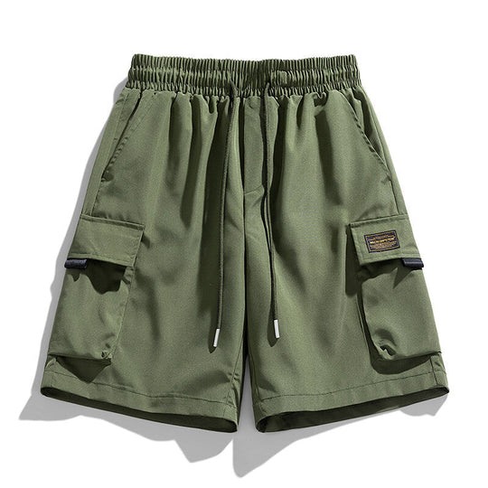 Herren Cargo-Shorts mit elastischem Bund und praktischen Taschen