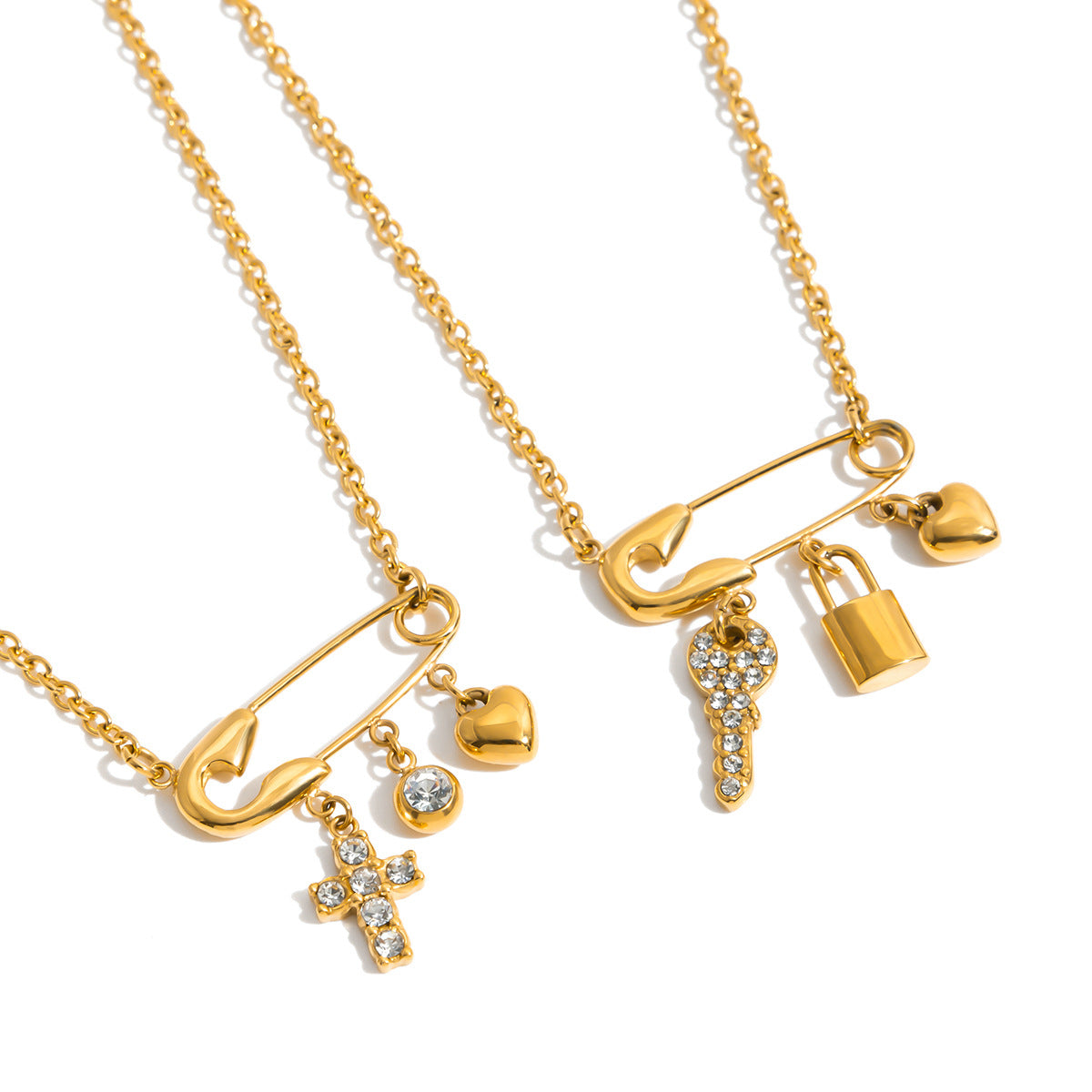 Damen Edelstahl Halskette mit verstellbarem Kettendesign Shop Nory