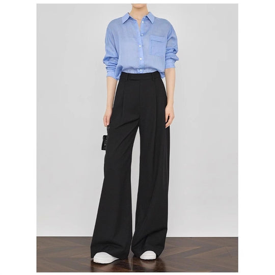 Damen Elegante und lässige weite Hose Shop Nory