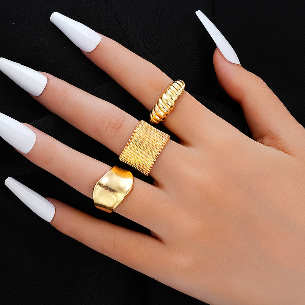 Damen Ring-Set mit modernen und kreativen Designvariationen Shop Nory