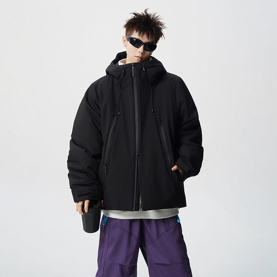 Herren wattierte, wasserabweisende Tech-Outdoorjacke mit Kapuze Shop Nory