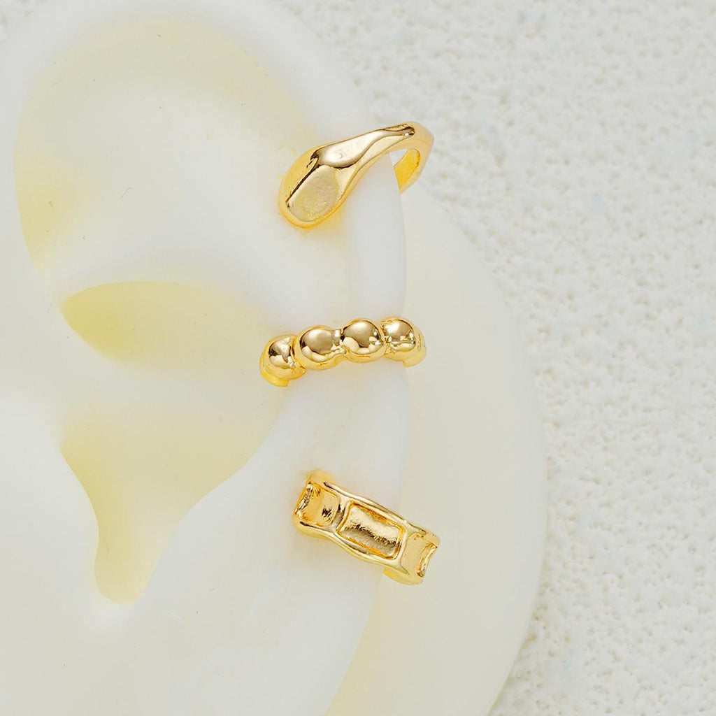Damen Ohrcuff-Set mit kunstvollem Design und eleganten Akzenten Shop Nory