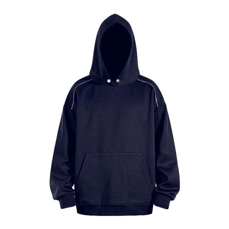 Herren Oversize-Kapuzenpullover mit Kängurutasche und Raglanärmeln Shop Nory
