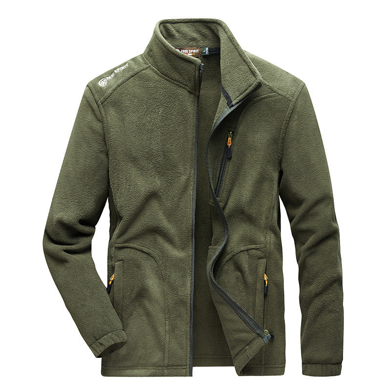 Herren Weiche Fleecejacke mit praktischen Taschen Shop Nory