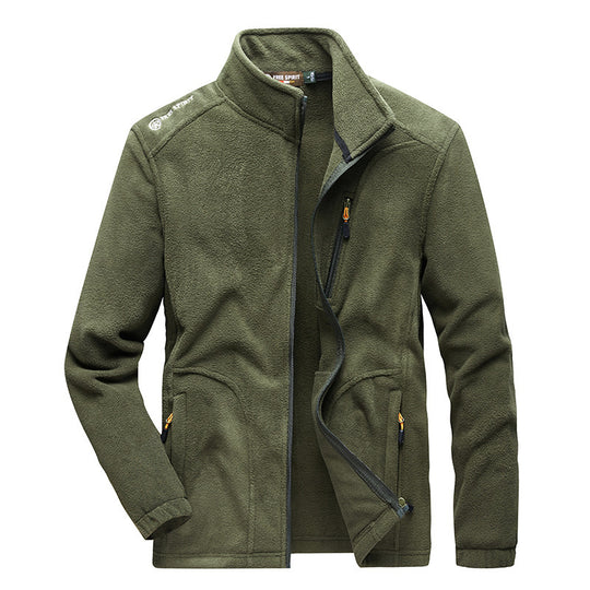 Herren Weiche Fleecejacke mit praktischen Taschen Shop Nory