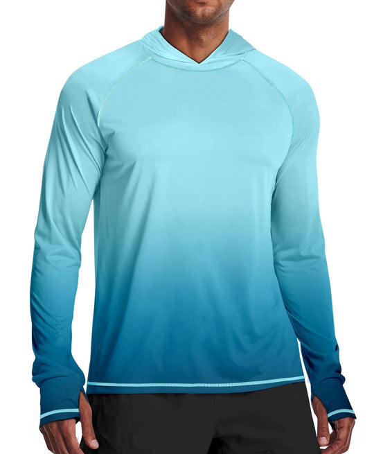Herren Sportlicher Kapuzenpullover mit abstraktem Druck
