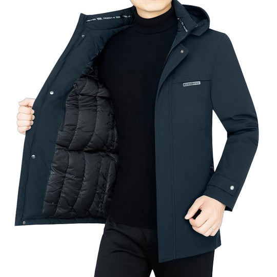 Herren Wasserabweisender Funktions-Mantel mit abnehmbarer Stepp-Innenjacke Shop Nory