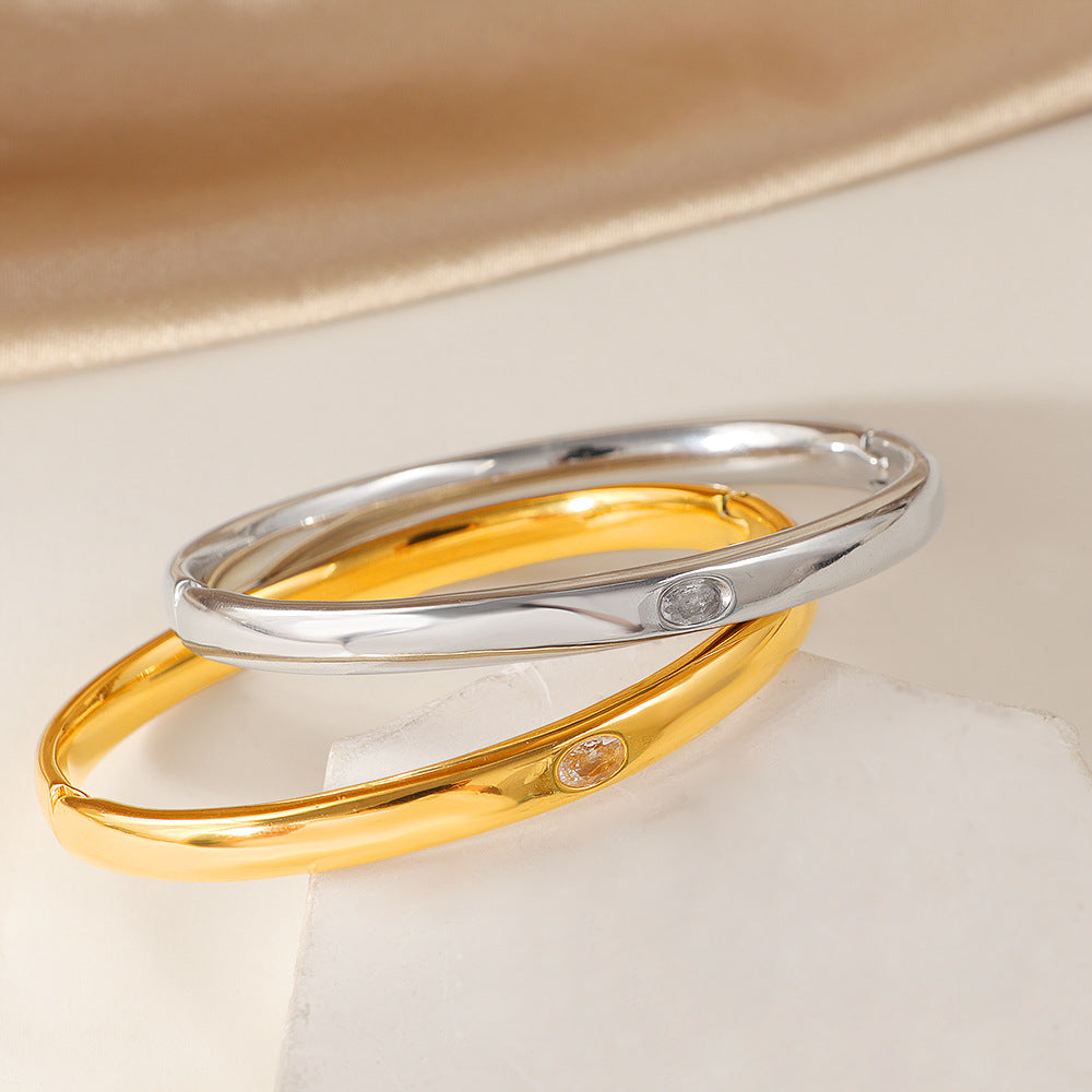 Frauen Klassische vergoldete Armreif Bracelet Shop Nory