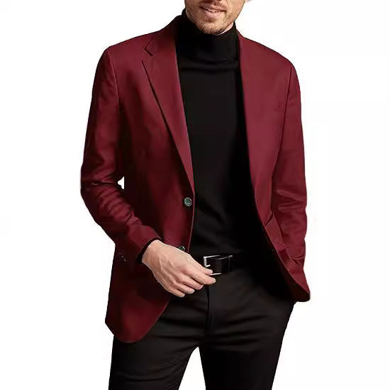Herren eleganter Sakko mit modernem Schnitt und maßgeschneiderter Passform