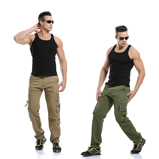 Herren Cargo-Hose mit mehreren praktischen Taschen und verstellbarem Gurt