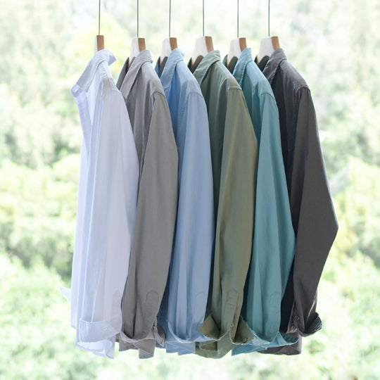 Herren Hemdjacke aus Soft-Touch Baumwollmix mit Relaxed-Fit, leichter Crinkle-Optik und Kentkragen Shop Nory