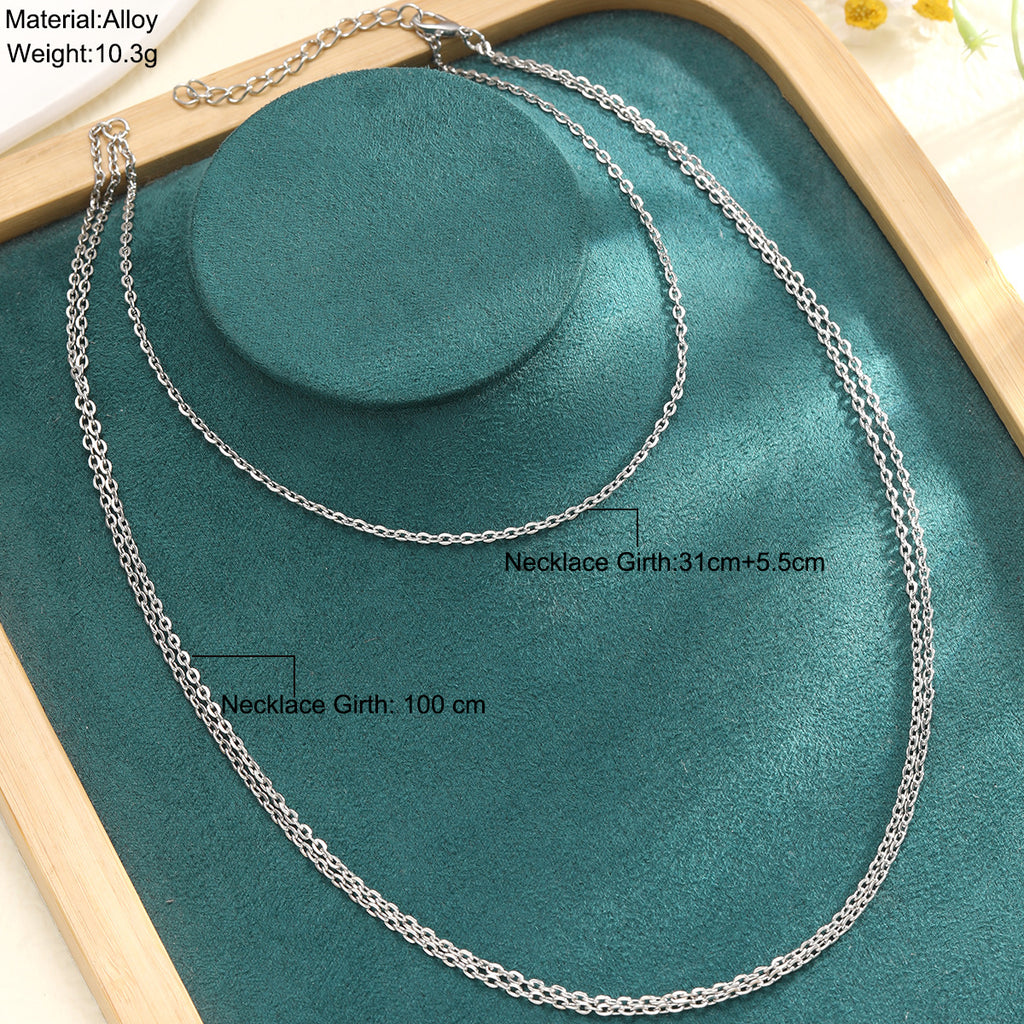 Damen Bauchkette aus hochwertigem Edelstahl mit filigranem Design Shop Nory