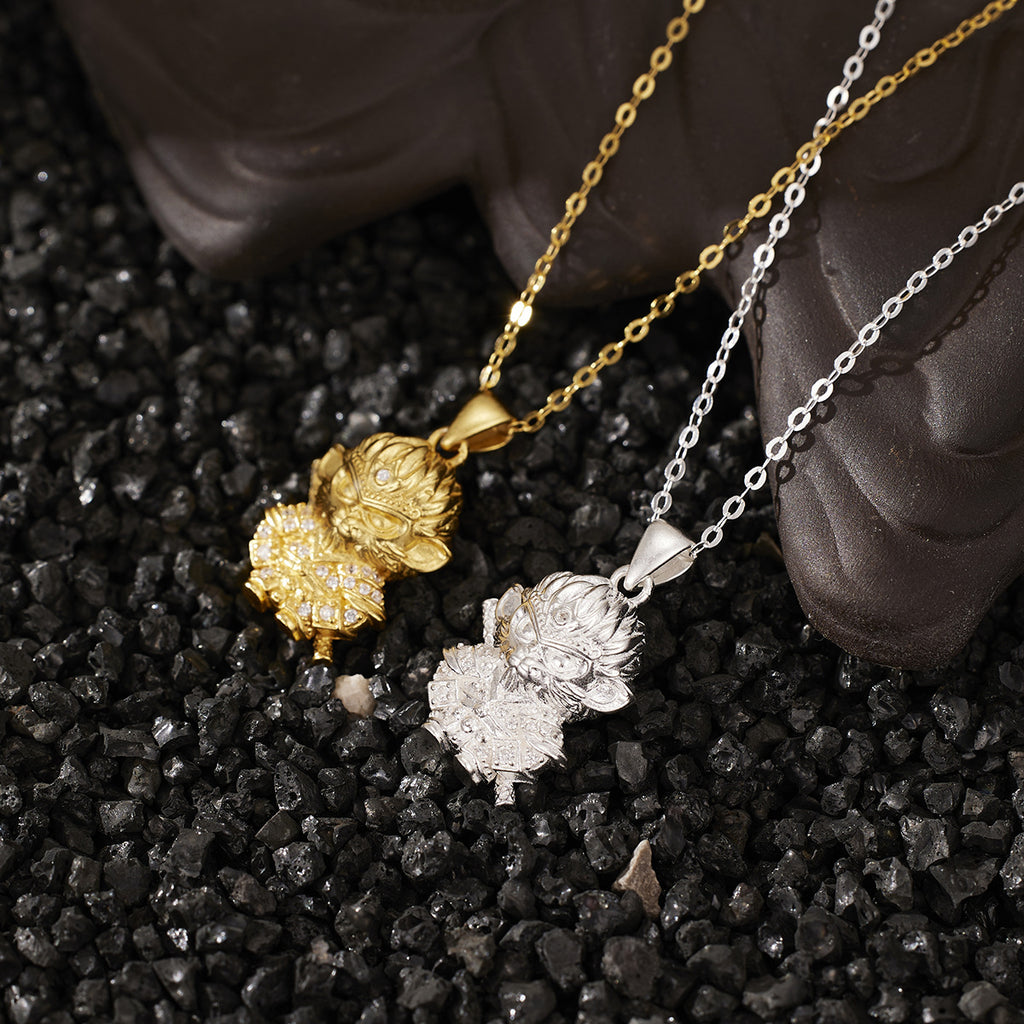 Damen Kette mit einzigartigem Anhänger im Charakterdesign Shop Nory