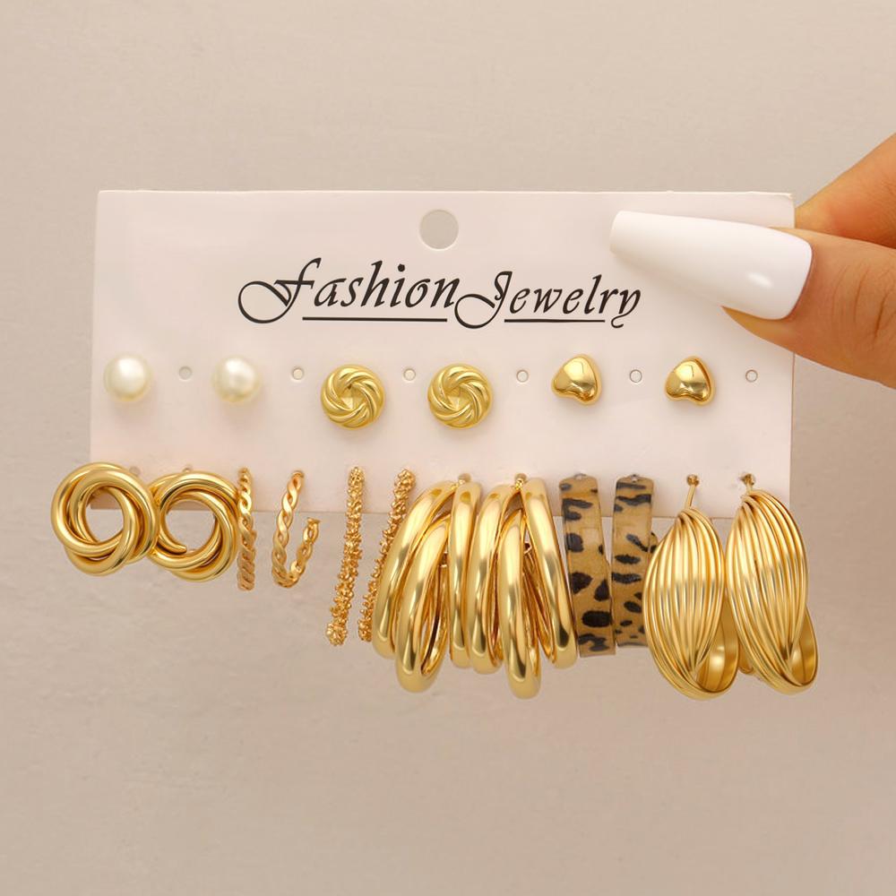Damen Ohrstecker Set mit eleganten und vielfältigen Designs Shop Nory