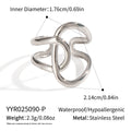 Damenring aus Edelstahl mit einzigartigem, modernem Design Shop Nory