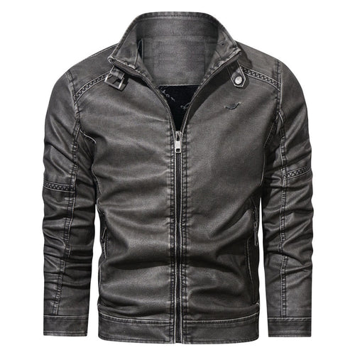 Herren Jeansblouson im Pilotenstil mit schmaler Passform und Reißverschluss-Front Shop Nory