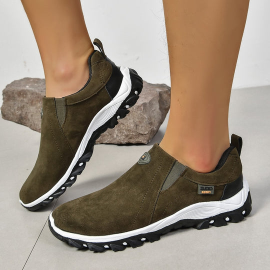 Herren dezenten wasserabweisenden Wildleder-Slipper mit griffiger Outdoor-Laufsohle Shop Nory