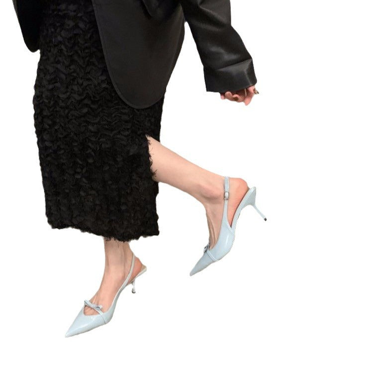 Damen Slingback-Pumps mit spitzem Design und elegantem Absatz