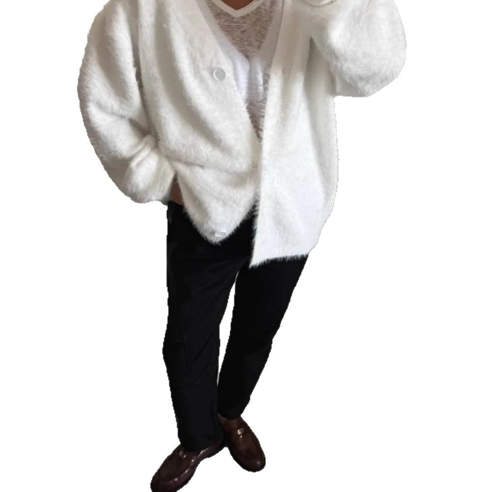 Damen Kuschelige Oversized Strickjacke Shop Nory