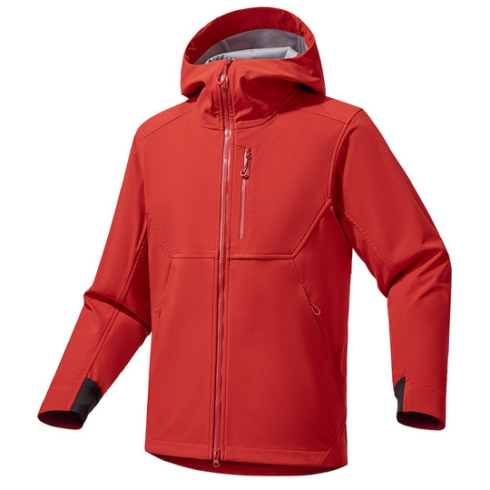 Herren Technische Softshell-Hoodiejacke mit Kapuze, winddichter Membran und ergonomischem Schnitt Shop Nory
