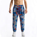 Herren Jogginghose mit modernem Patchwork-Design
