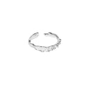 Damen Offener Ring mit kunstvollem Wellenmuster Shop Nory