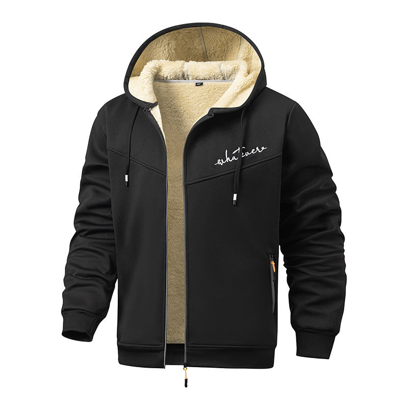 Herren Sportliche Fleecejacke mit hohem Kragen Shop Nory