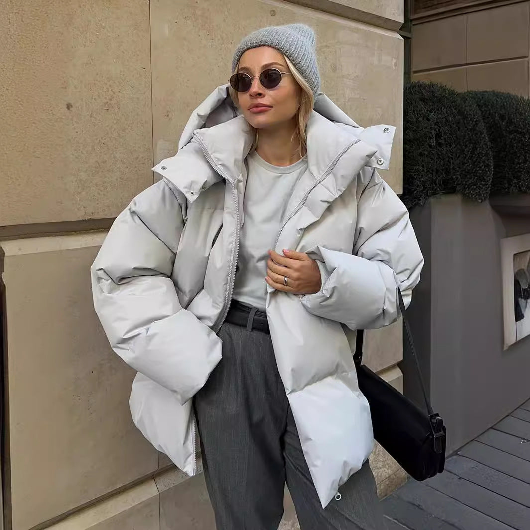 Damen Steppdaunenjacke mit hohem Kragen Shop Nory