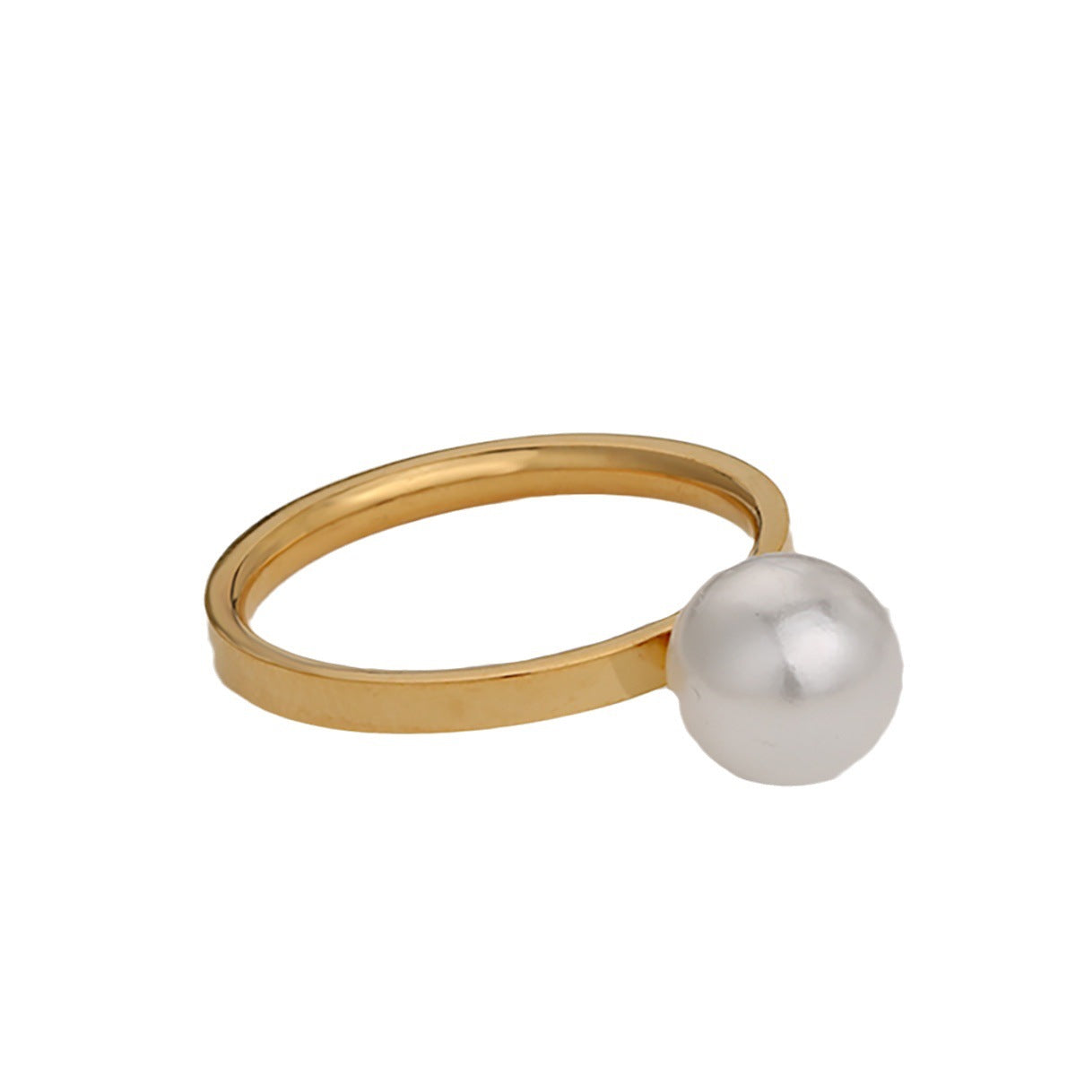 Damen Eleganter Ring mit Perle Shop Nory