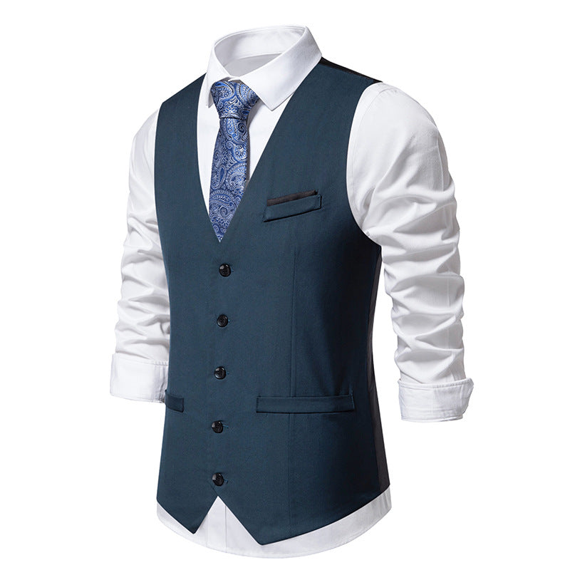 Herren elegante Weste im klassischen Stil mit modernem Schnitt Shopnory