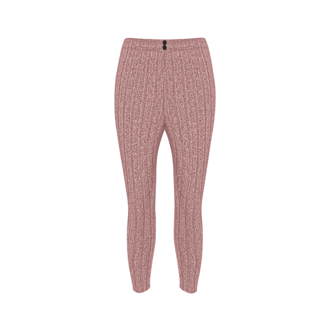 Damen Hochgeschnittene Rippstrick-Leggings mit elastischem Taillenbund Shop Nory
