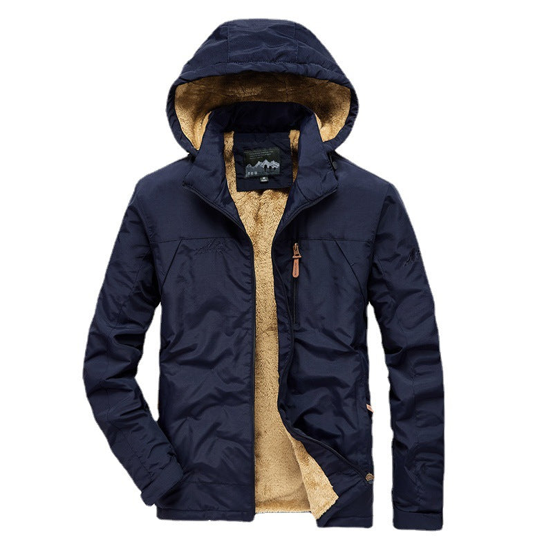 Herren Thermo-Hybrid Kapuzenblouson mit durchgehendem Teddyfleece-Innenfutter und wasserabweisender Außenhülle Shop Nory
