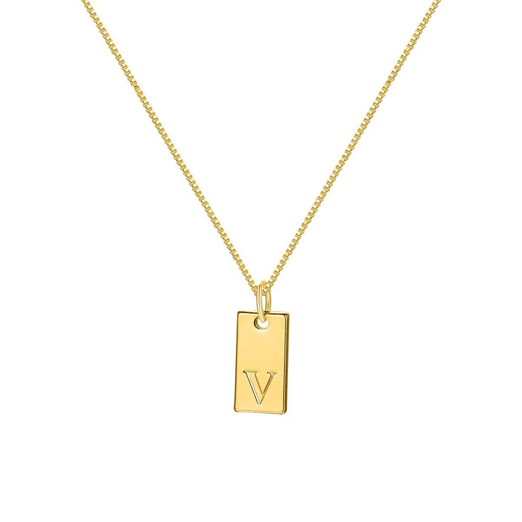 Damen Halskette mit personalisiertem Anhänger aus hochwertigem Edelstahl Shop Nory