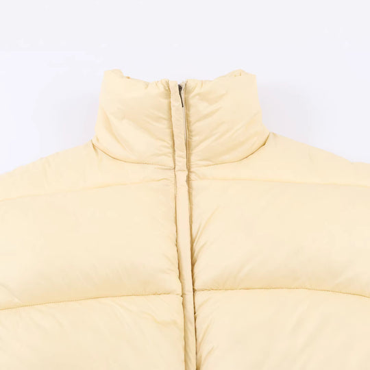 Damen Wattierte Kurzjacke mit Tunnelzug‑Taillierung und hohem Stehkragen Shop Nory
