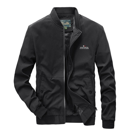 Herren Sportliche Bomberjacke mit hohen Taschen Shop Nory