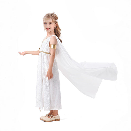Damen mythologisches Kostümkleid mit fließendem Umhang Shop Nory