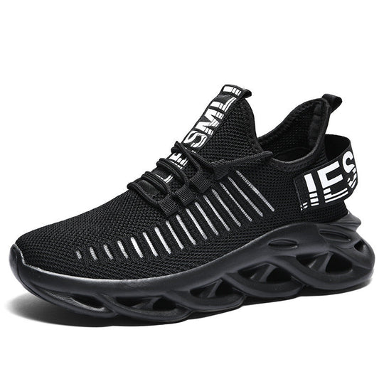 Unisex nan atmungsaktive ultraleichte Strick-Sneaker mit dämpfender Hohlsohle Shopnory