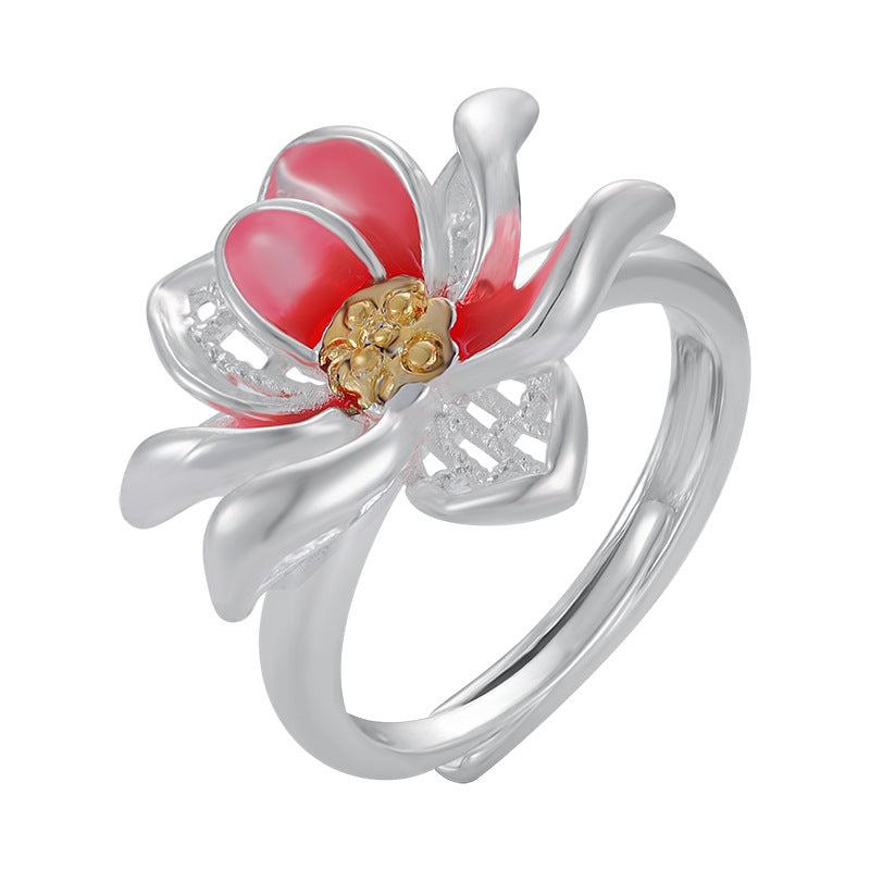 Damenring mit kunstvollem Blumendesign und funkelndem Detail Shop Nory