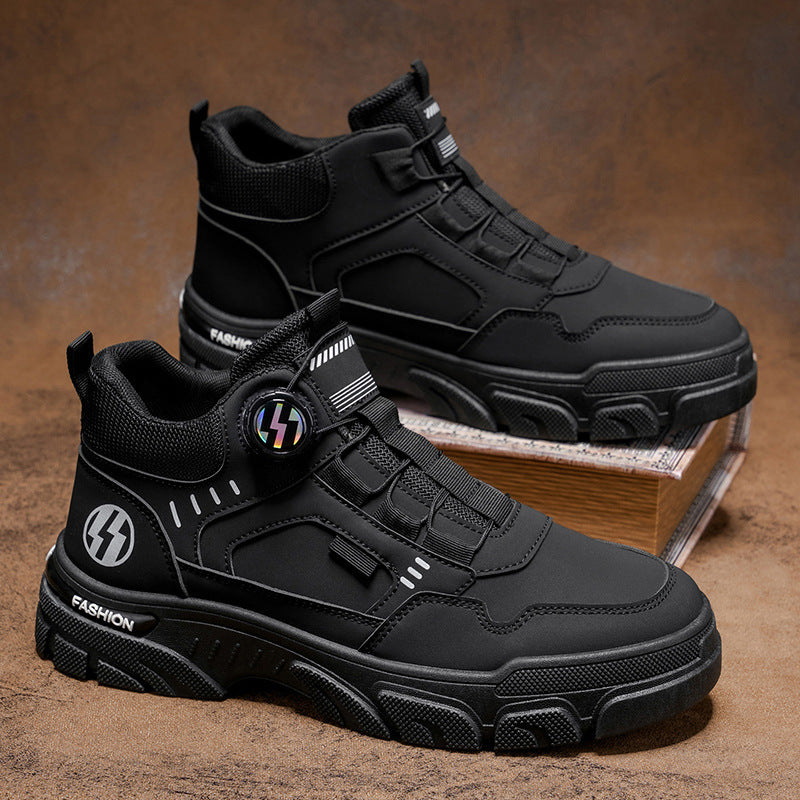 Herren sportliche hochgeschnittene Sneaker von Shopnory