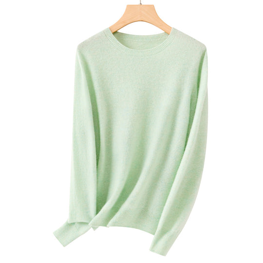 Damen Feiner Rundhals-Feinstrickpullover mit leichter Oversize-Passform Shop Nory