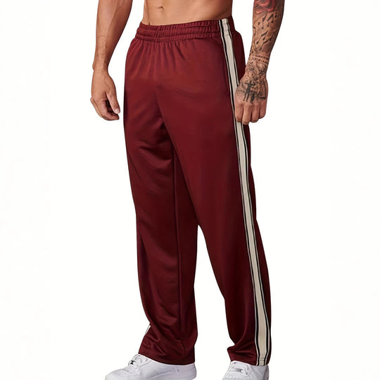 Herren Sportliche Trainingshose mit seitlichem Tape-Streifen und elastischem Bund Shop Nory