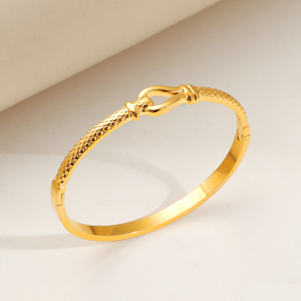 Frauen Elegante Goldplattierte Funkelnde Armband Shop Nory